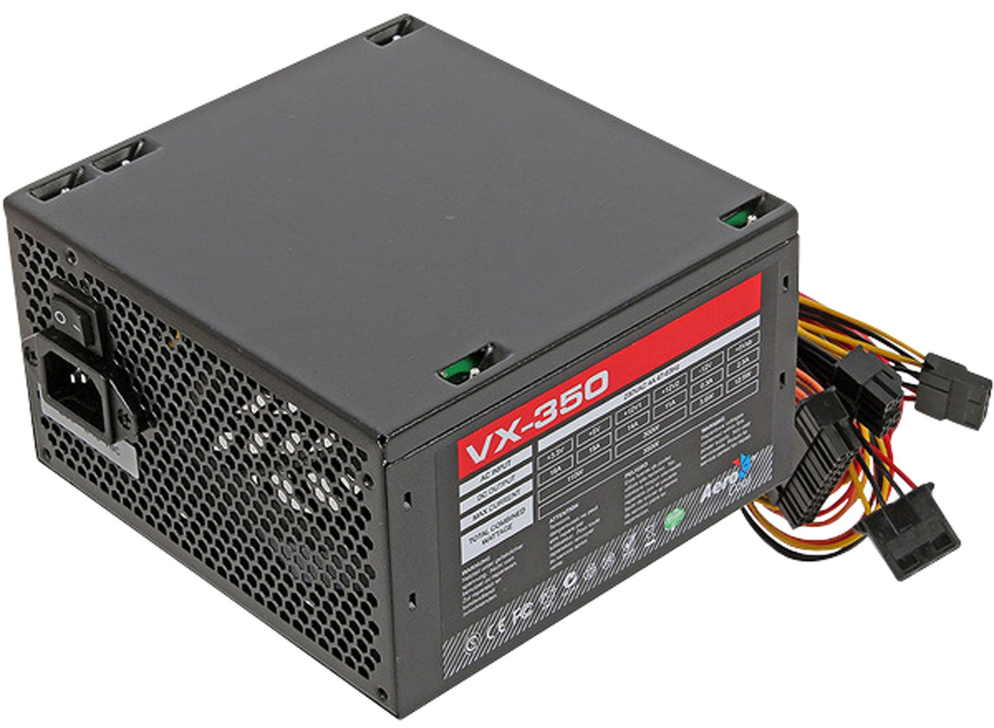 Блок питания vx plus. Блок питания AEROCOOL ATX 350w VX-350 Plus. Блок питания AEROCOOL VX-350 Plus. Блок питания Аerocool VX Plus 350w. Блок питания AEROCOOL VX Plus 350w 350вт.