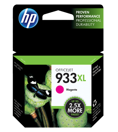 Cartucho HP 933 XL Magenta - CN055AL - Para HP Officejet 7110 / 7610 / 7612