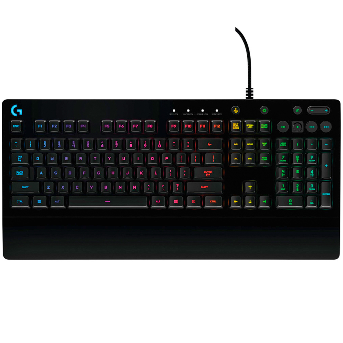 Teclado Gamer Logitech G213 Prodigy - Iluminação RGB - Padrão ANSI - 920-008083