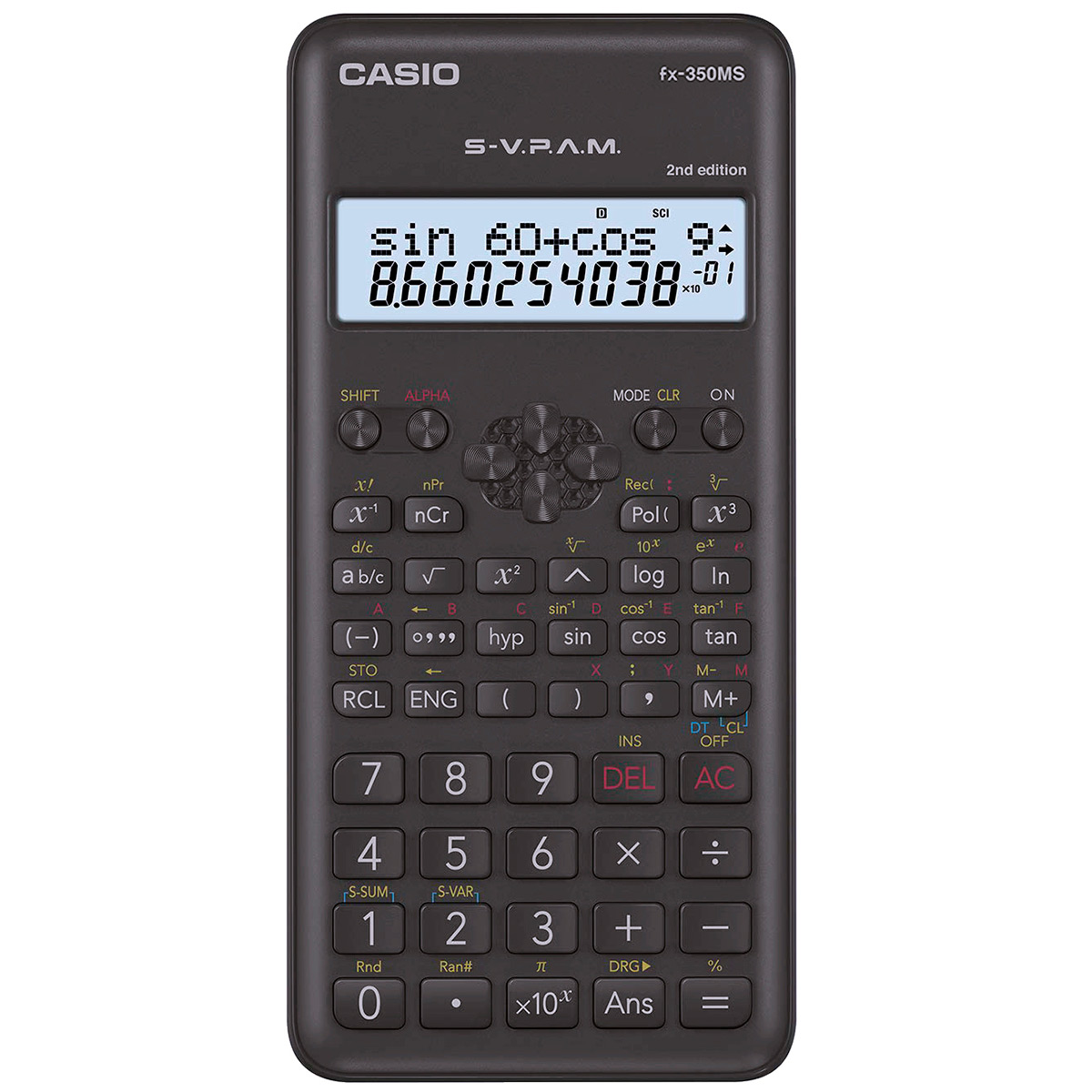 Calculadora Cientifíca Casio - 240 funções - 12 dígitos - FX-82MS-2-S4DH