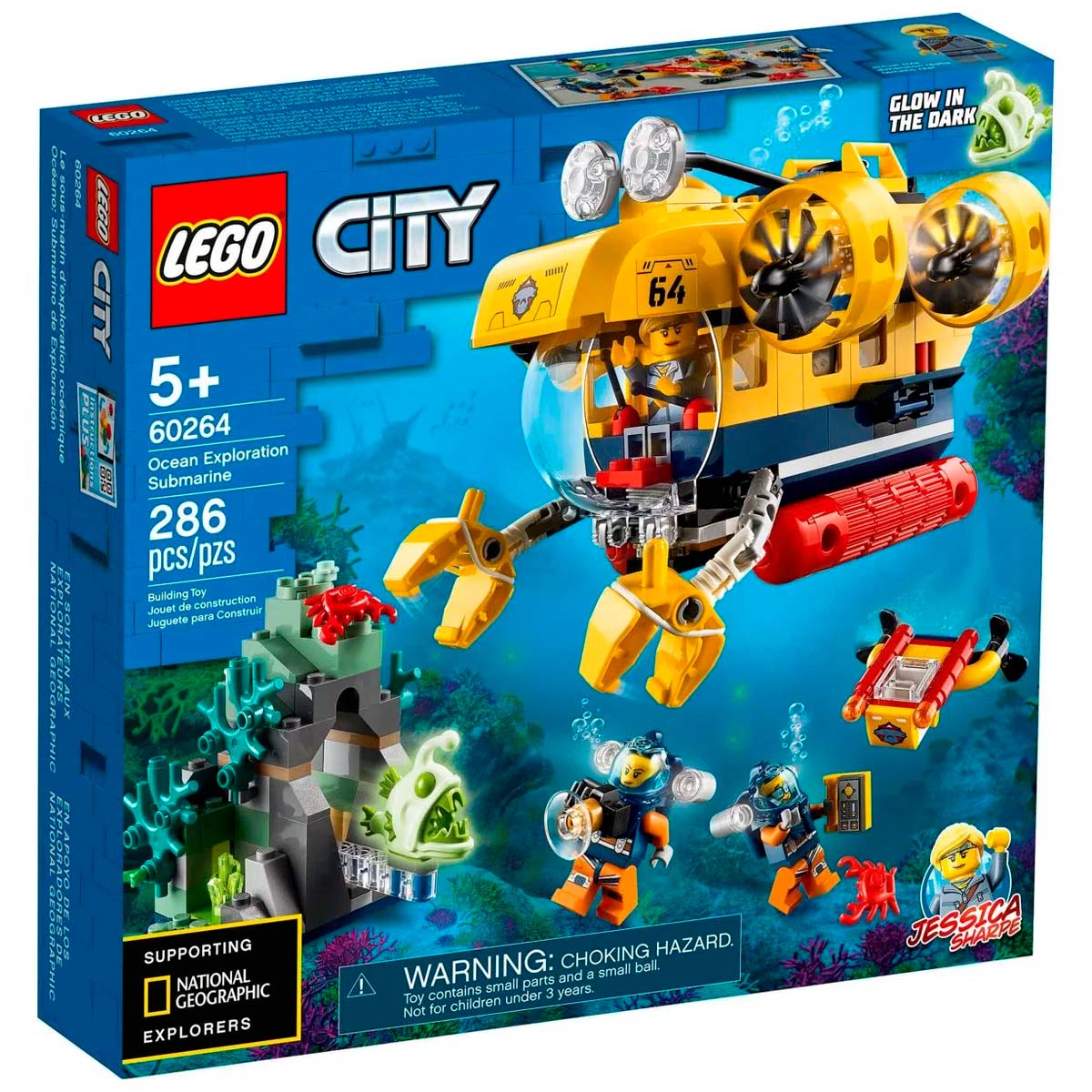 LEGO City - Submarino de Exploração do Oceano - 60264