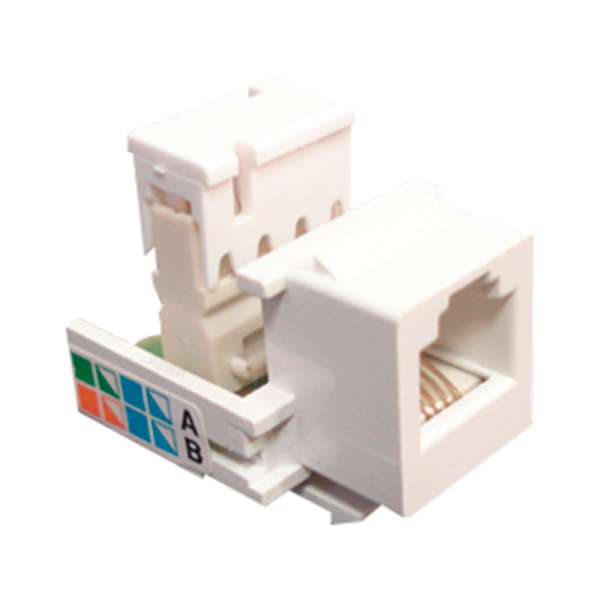 Conector Femêa RJ11 Tipo IDC - Branco