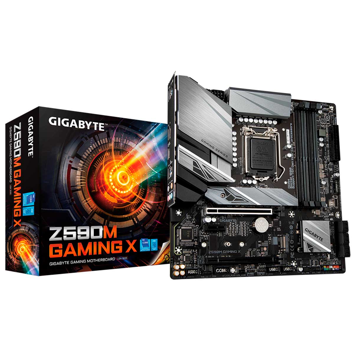 Gigabyte Z590M Gaming X (LGA 1200 - DDR4 5333 O.C) - Chipset Intel Z590 - USB 3.2 - Slot M.2 - 2.5GbE