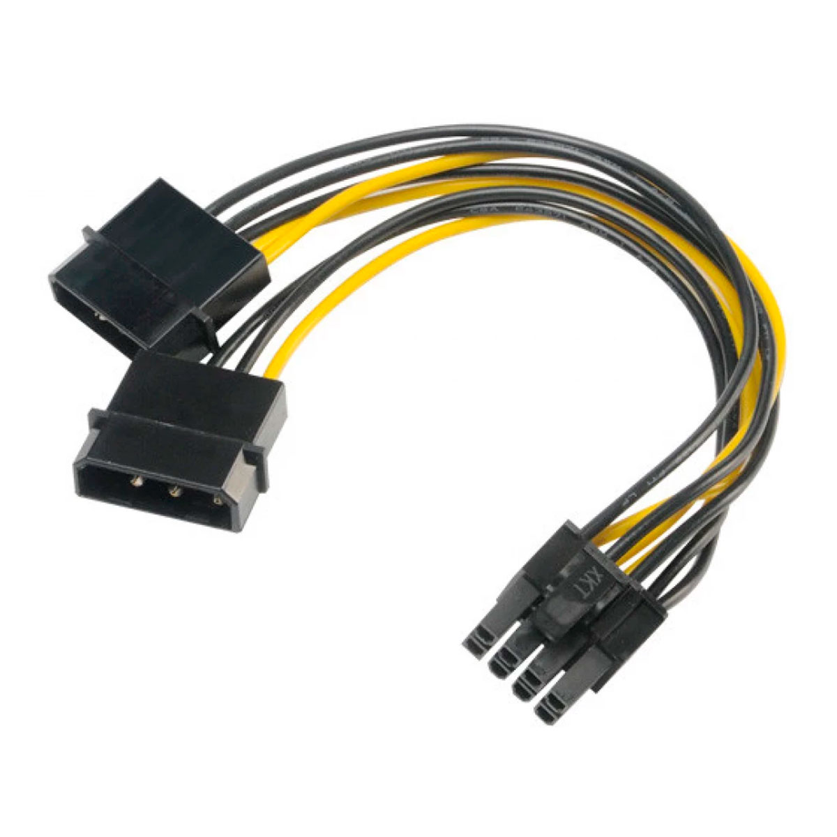 Cabo Adaptador Energia 4 Pinos Molex para VGA 8 Pinos - Akasa AK-CBPW20-15