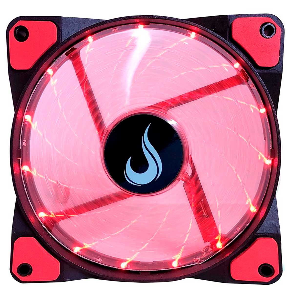 Cooler 120mm Rise Mode Wind - LED Vermelho - RM-WN-01-BR