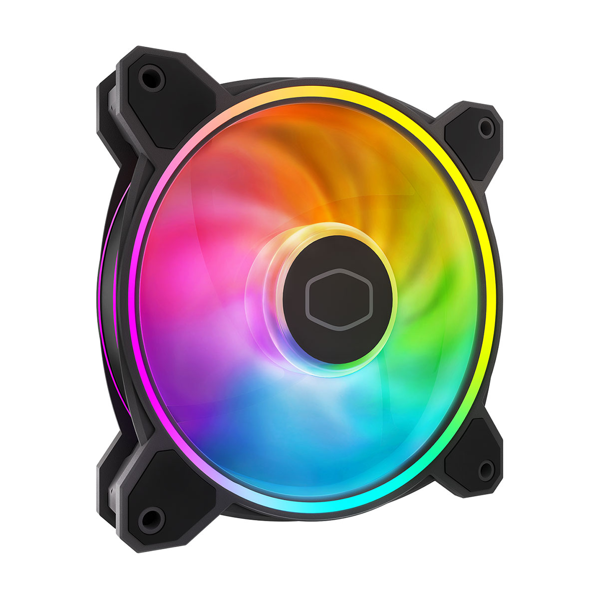 Cooler 120mm Cooler Master MasterFan MF120 HALO² - LED ARGB - Preto - MFL-B2DN-21NP2-R2