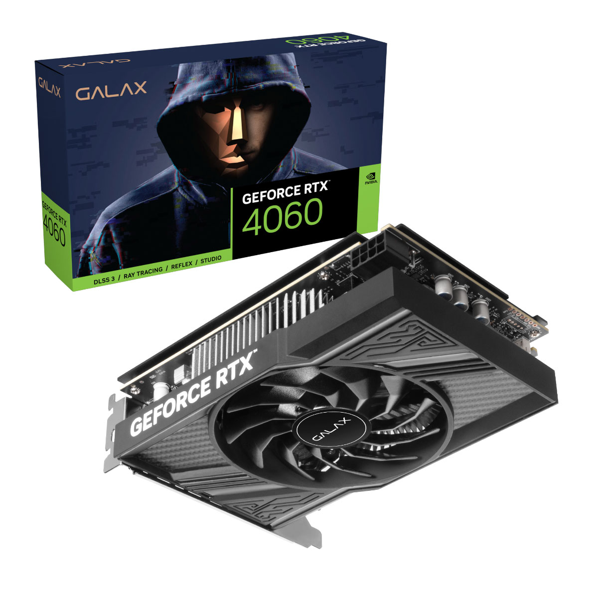 GeForce RTX 4060 8GB GDDR6 128bits - Galax 1-Click OC - 46NSL8MD8ZOC