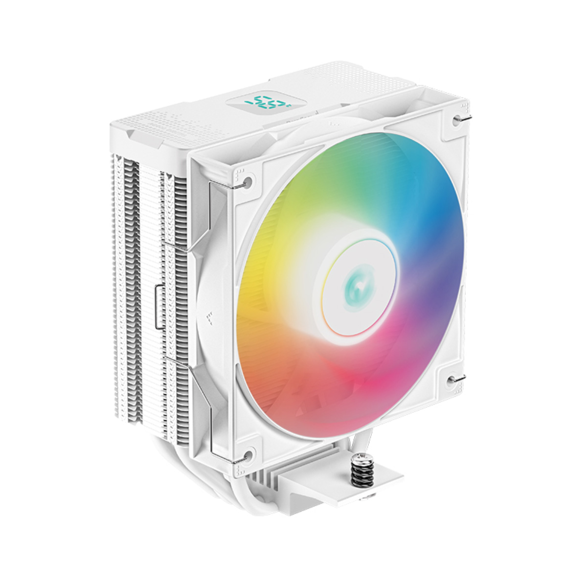 Cooler DeepCool AG400 Digital (AMD / Intel) - ARGB - Branco - R-AG400-WHADMN-G-1