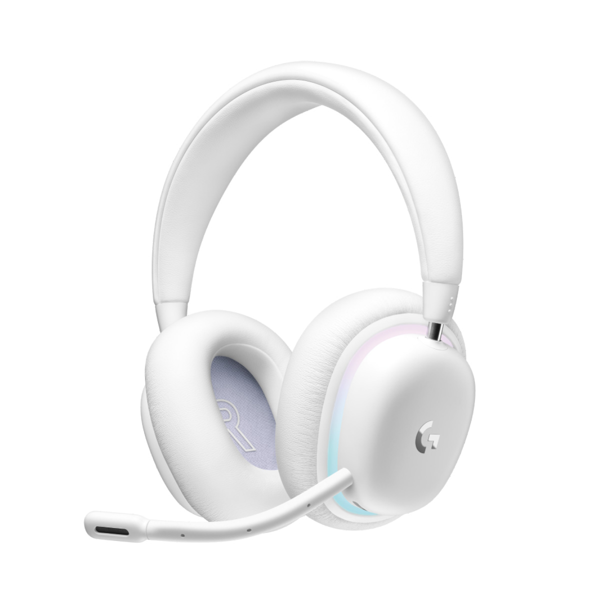 Headset Gamer Sem Fio Logitech G735 - Coleção Aurora - Drivers 40mm - USB LightSpeed ou Bluetooth - RGB - Branco - 981-001082