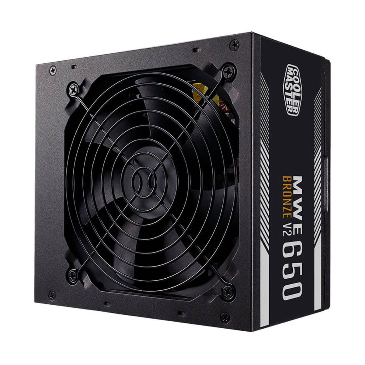 Fonte 650W Cooler Master MWE 650 Bronze V2 - PFC Ativo - Eficiência 85% - 80 PLUS® Bronze - MPE-6501-ACAAW-BBR