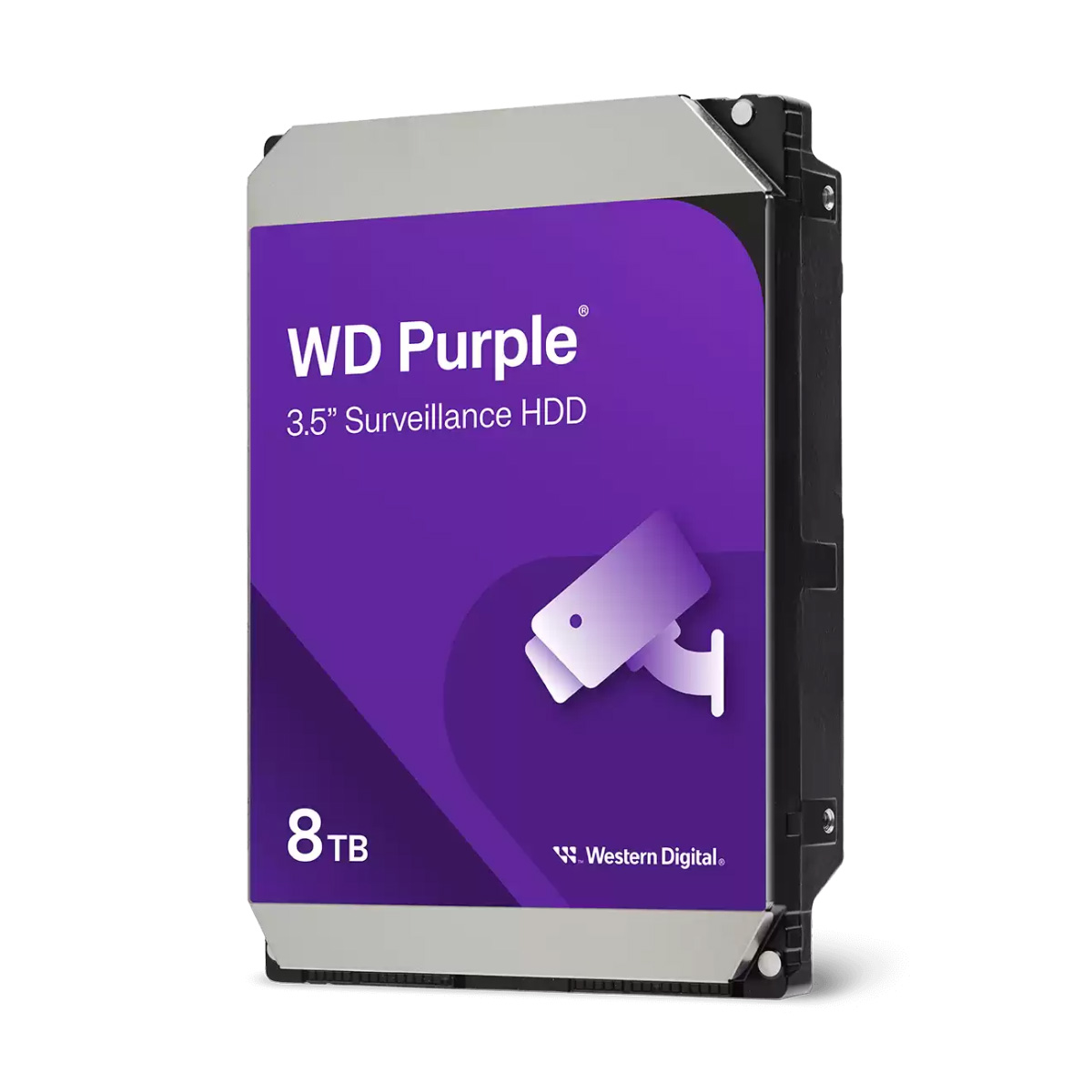 HD 8TB SATA - 256MB Cache - Western Digital Purple Surveillance - WD85PURZ - Ideal para Vigilância