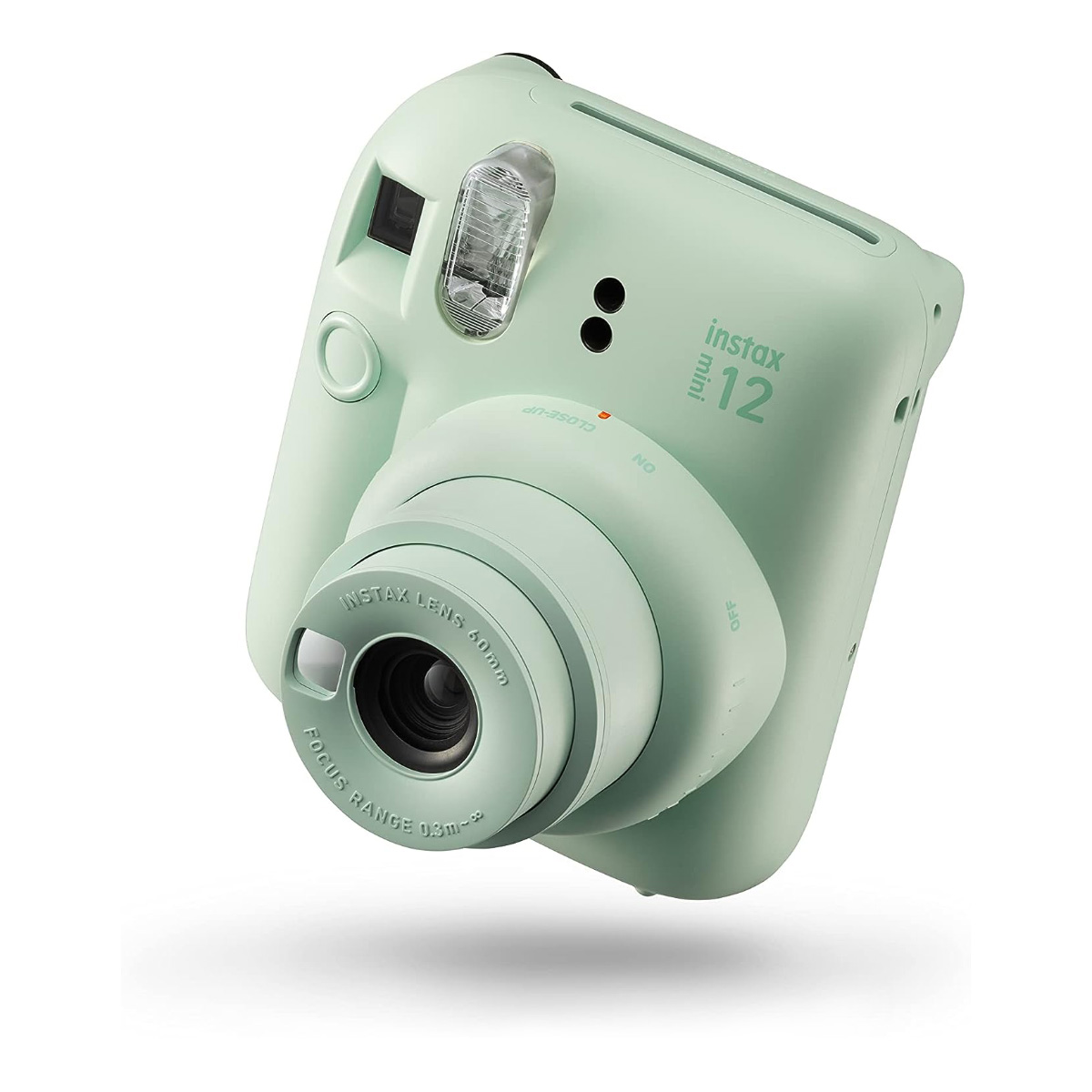 Câmera Instantânea Fujifilm Instax Mini 12 - Imagens luminosas com Exposição Automática - Lente 60mm - Verde - MINI12 MG CH WW