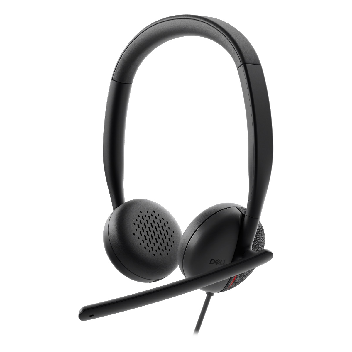 Headset Dell WH3024 - Controle de Volume - Cancelamento de Ruído Ativo por IA - USB-C e USB - Preto - Outlet - Garantia 90 dias