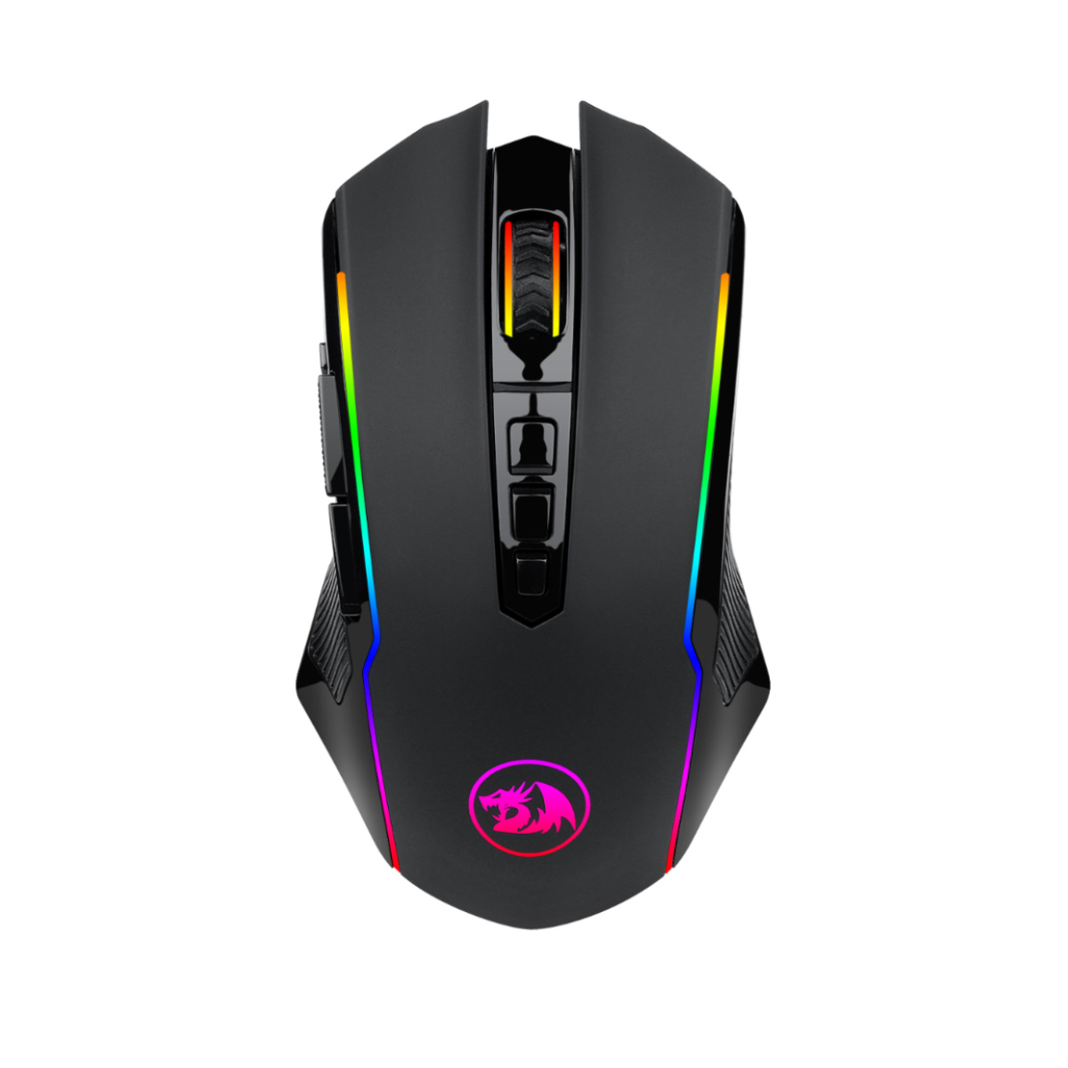 Mouse Gamer Sem Fio Redragon Ranger Lite - RGB - 8.000dpi - 9 Botões - USB-C ou 2.4GHz - M910-KS