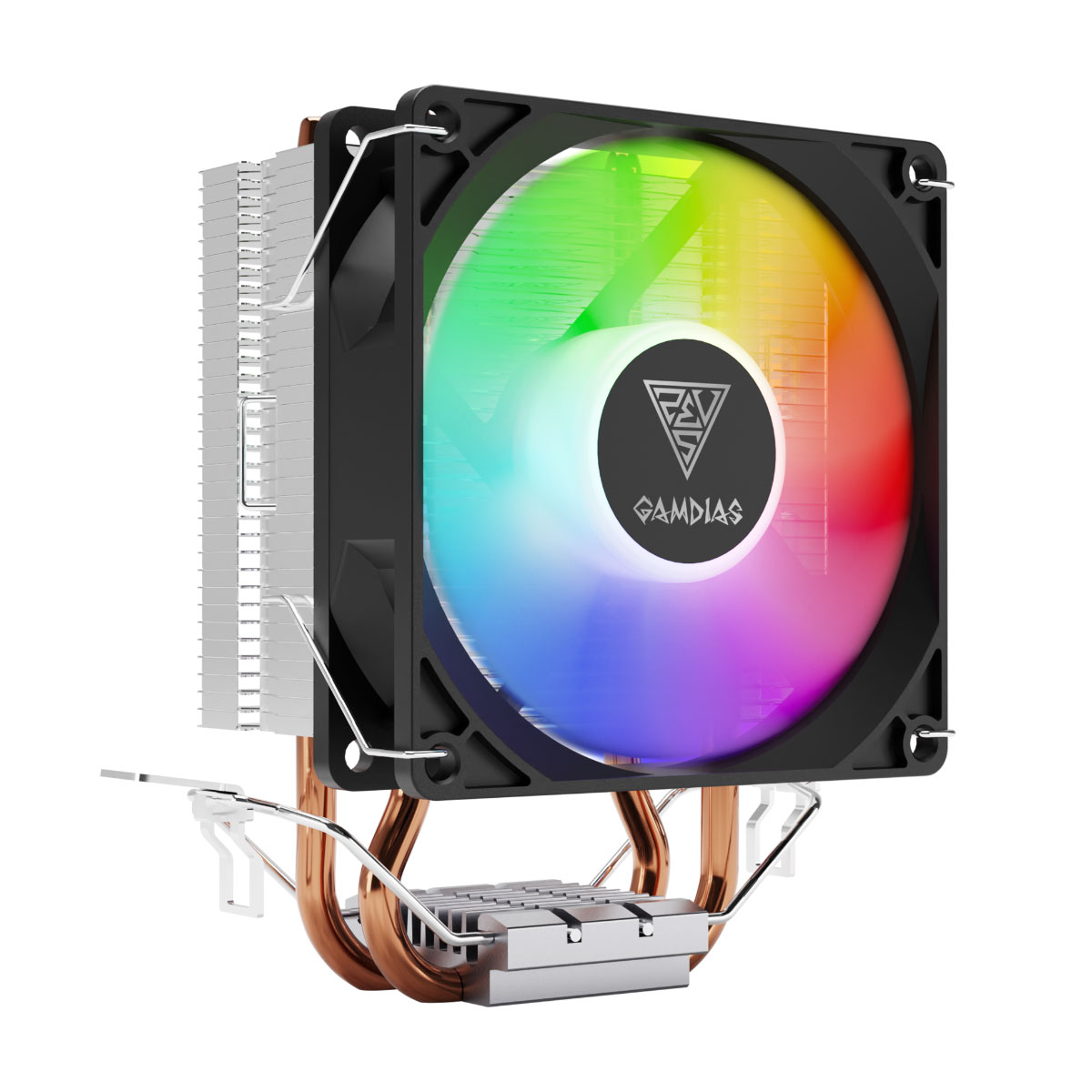 Cooler Gamdias Boreas E1 Lite (AMD / Intel) - RGB Rainbow - Preto - E1-210 Lite