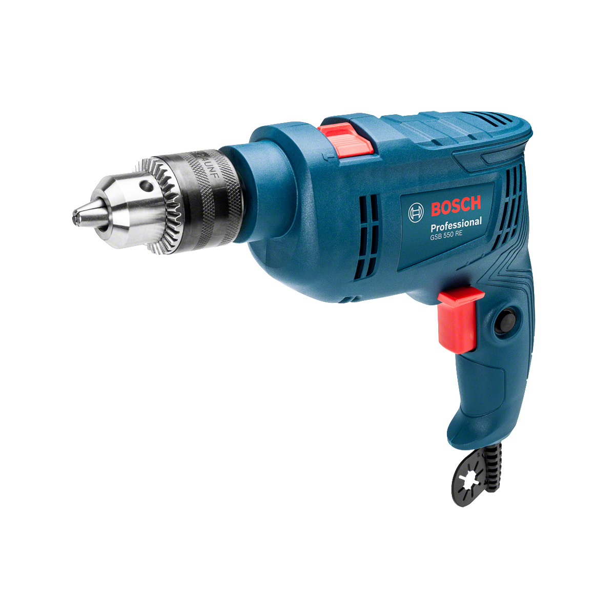 Furadeira e Parafusadeira de Impacto Bosch GSB 550 RE Profissional - 127V - 550W - 1/2