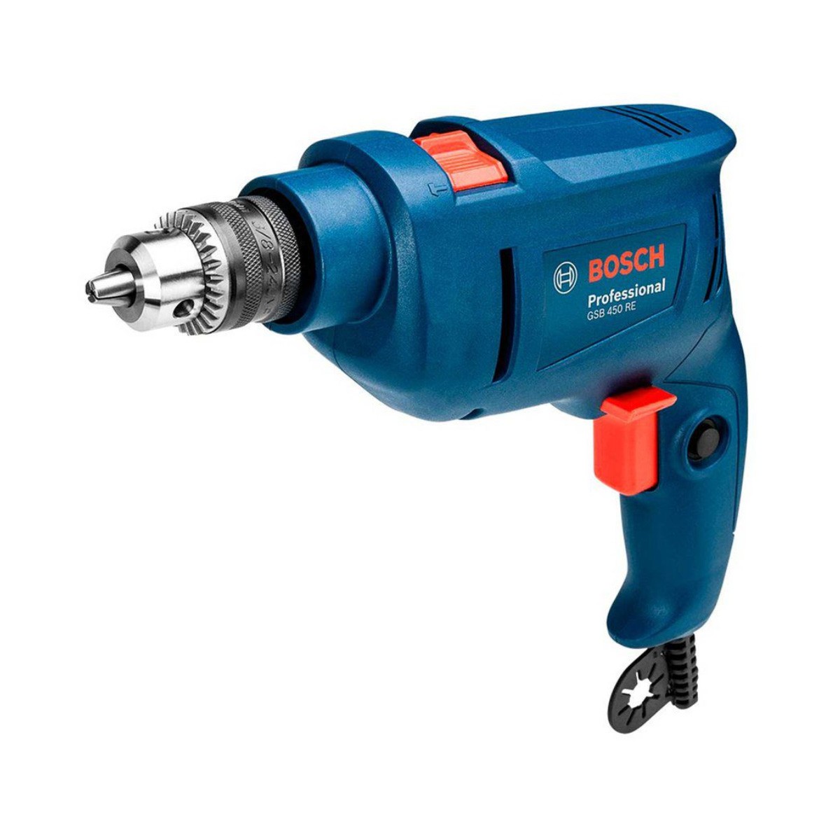 Furadeira e Parafusadeira de Impacto Bosch GSB 450 RE Profissional - 127V - 450W - 3/8