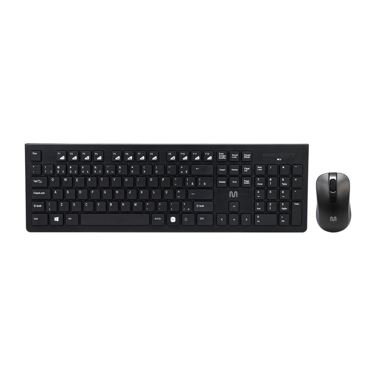 Kit Teclado e Mouse sem Fio Multilaser TC212 - USB - ABNT2 - 1200dpi