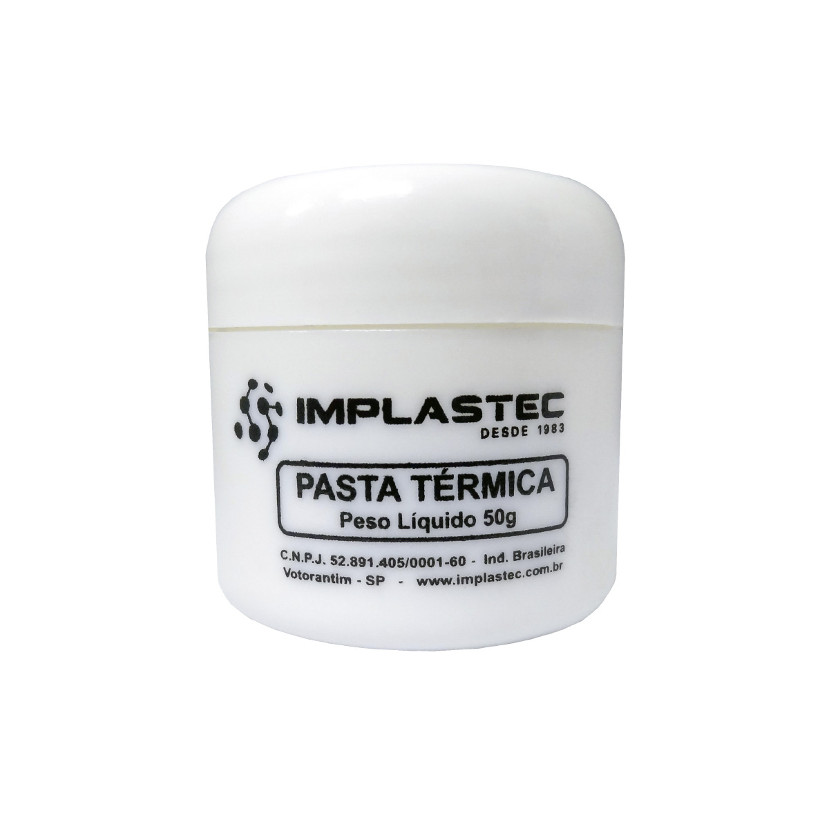 Pasta Térmica Implastec - Pote 50g