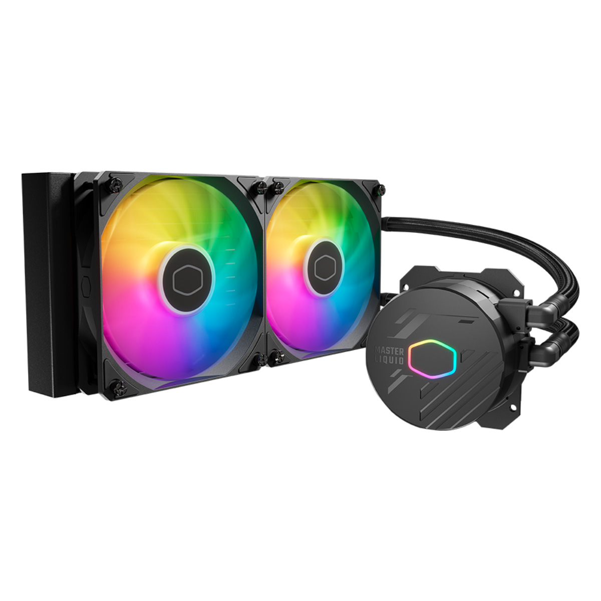 Water Cooler MasterLiquid ML240L - (AMD / Intel) - LED ARGB - Cooler Master MLW-D24M-A18PZ-R1