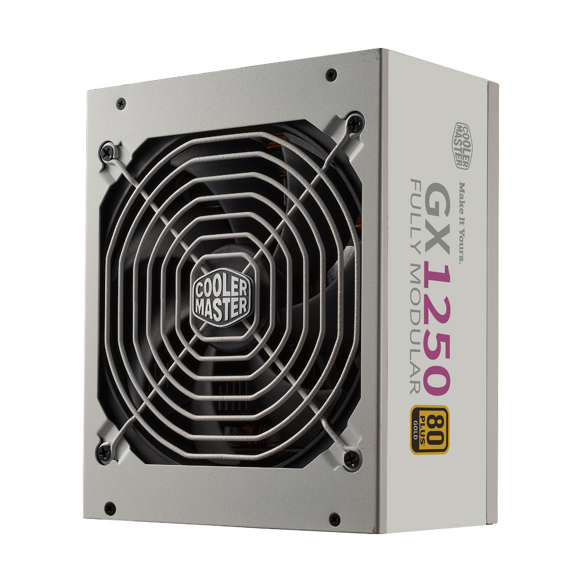 Fonte 1250W Cooler Master GX1250 White Edition - Modular - PFC Ativo - Eficiência 90% - 80 Plus® Gold - MPE-C501-AFCAG-3GB1