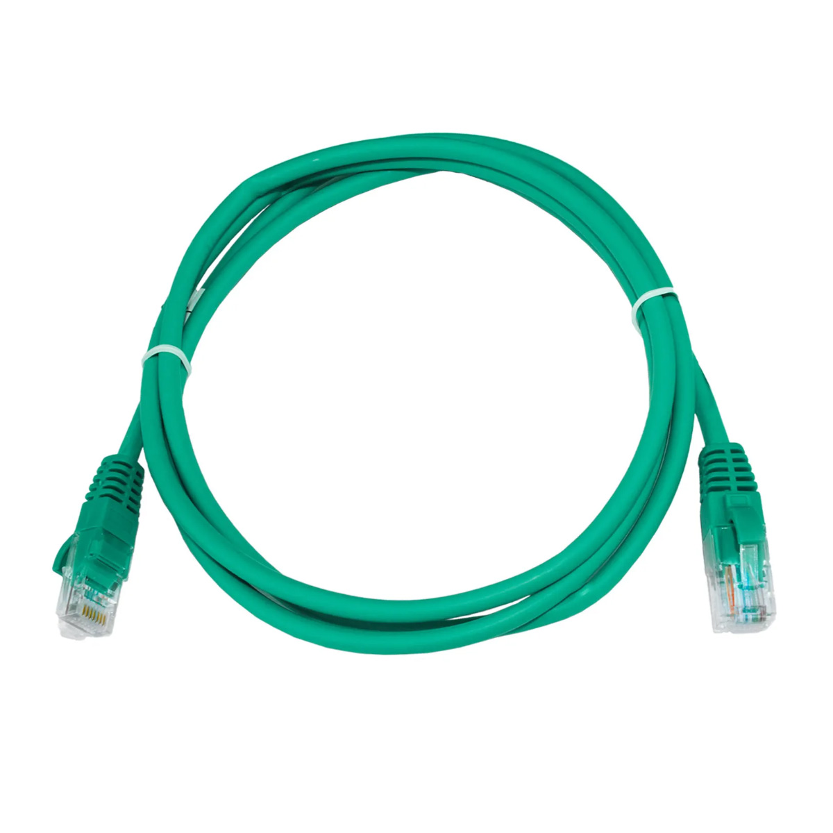 Cabo de Rede UTP (Patch Cord) RJ45 Cat 6 - 1.5 metros - Certificação Anatel - Verde - Seclan CY-5128-CAT6-1.5M-GR