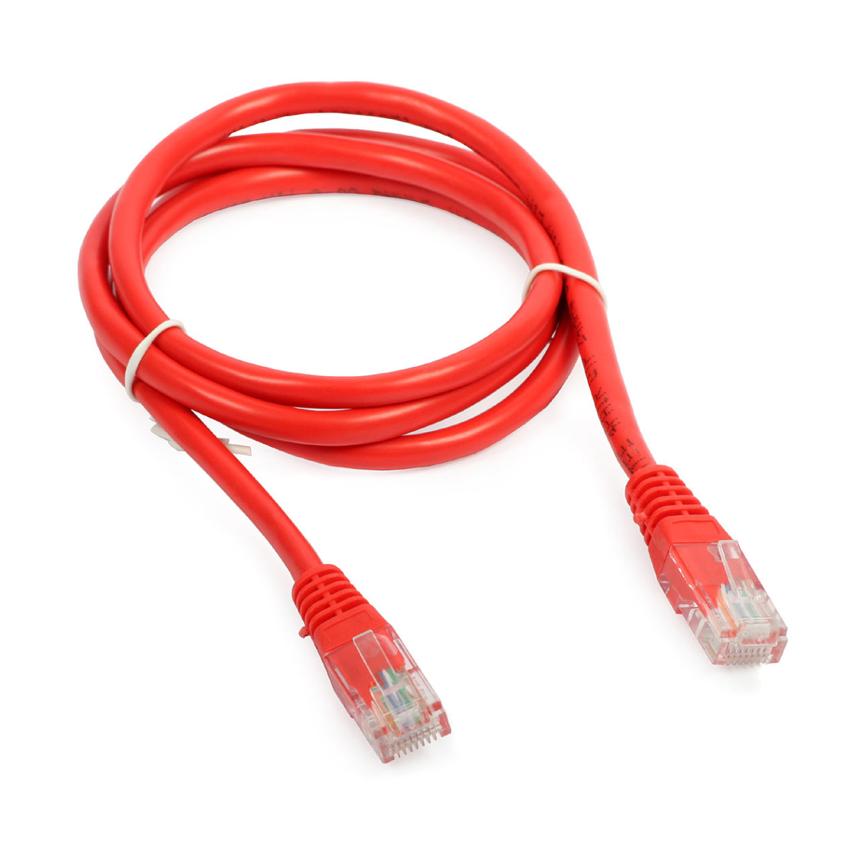 Cabo de Rede UTP (Patch Cord) RJ45 Cat 5e - 1.5 metros - Certificação Anatel - Vermelho - Seclan CY-5128-CAT5E-1.5M-RD