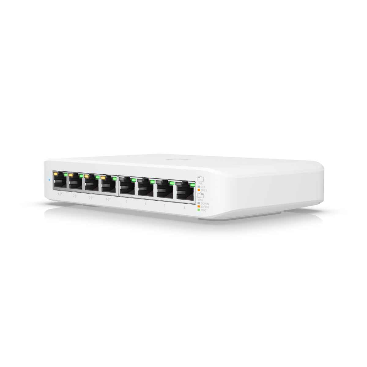 Switch 8 Portas Ubiquiti USW-LITE-8-POE - Gigabit - PoE+ 52W - UniFi