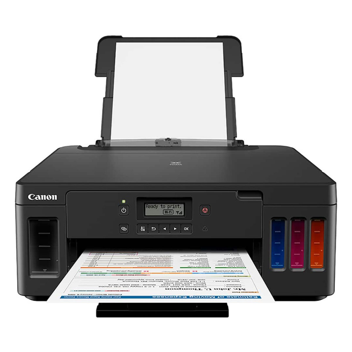 Impressora Canon Mega Tank Pixma G5010 - Tanque de Tinta - Duplex Frente e Verso - USB, Ethernet, Wi-Fi - Bivolt