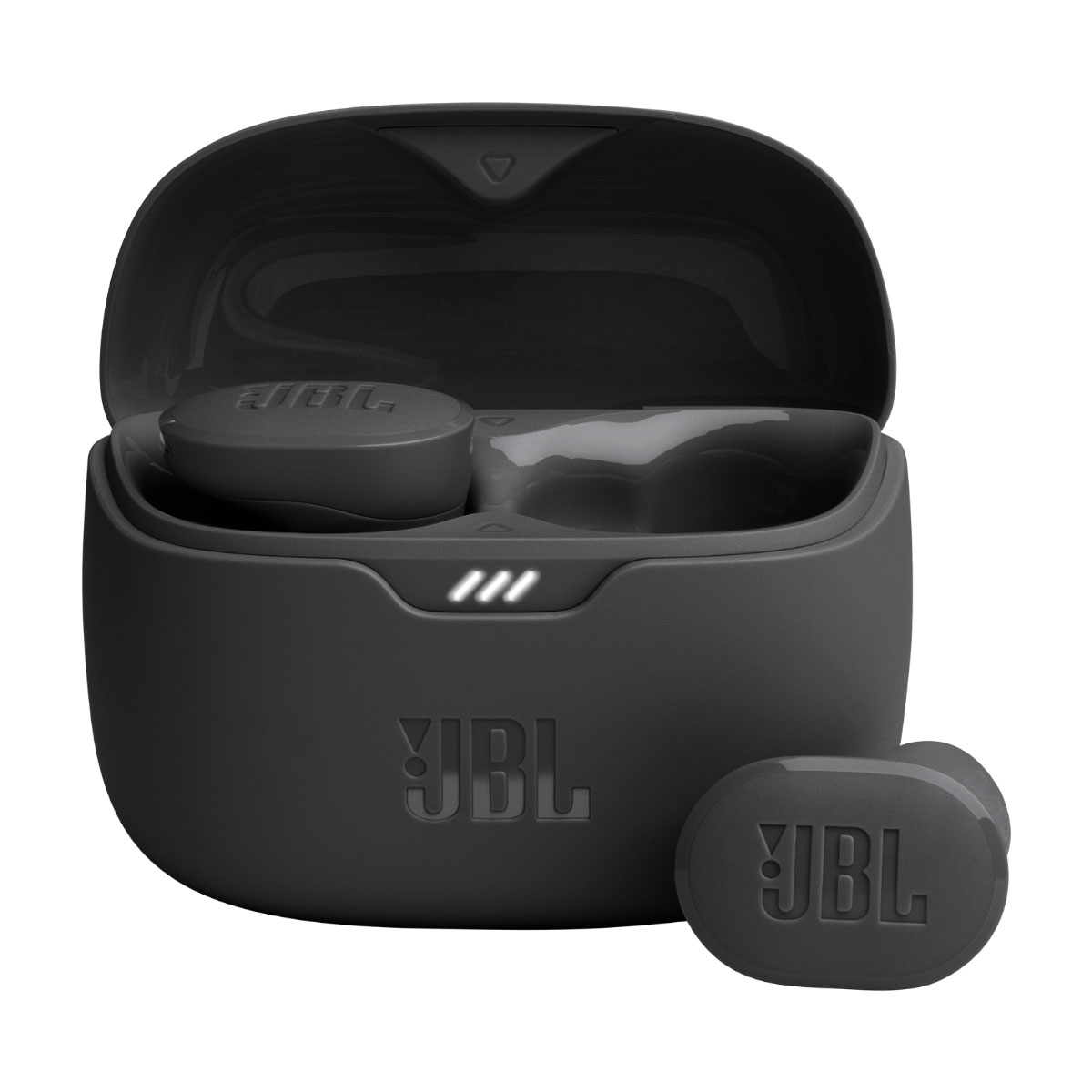 Fone de Ouvido Bluetooth Earbud JBL Tune Buds - Case Carregador - Cancelamento de Ruído ANC - Pure Bass - Preto - JBLTBUDSBLK