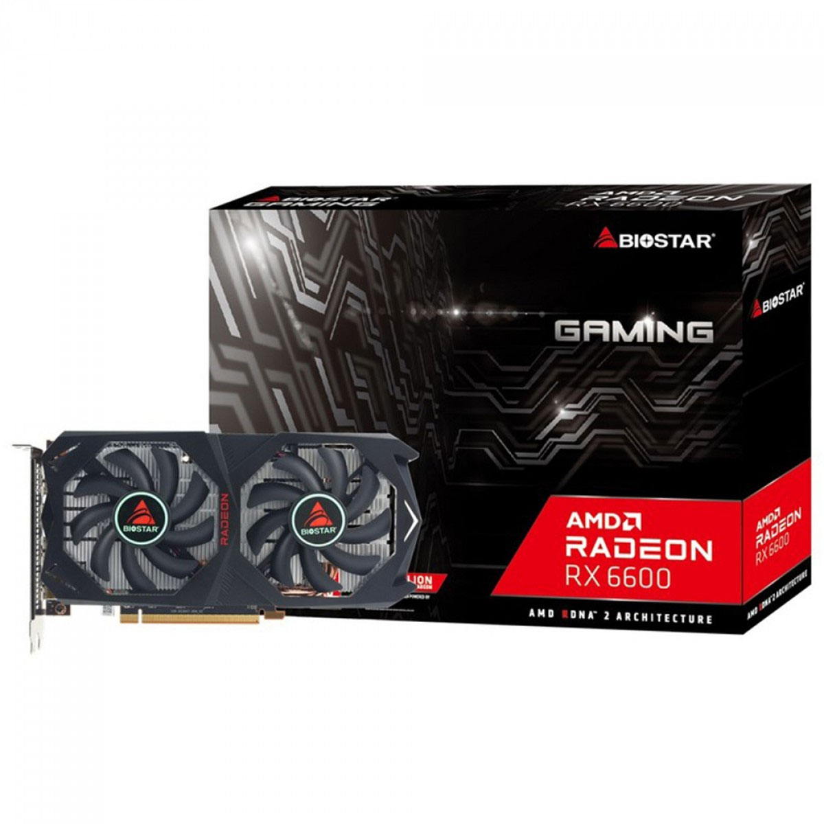 AMD Radeon RX 6600 8GB DDR6 128bits - Biostar VA6606RM81-TBMRH-BS2