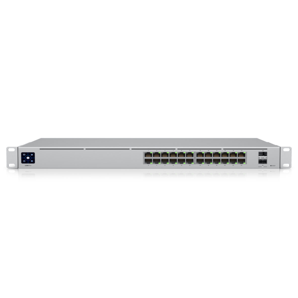 Switch 24 Portas Ubiquiti Pro 24 - UniFi - 24 Portas Gigabit - 2 Portas SFP+ - Layer 3 - USW-PRO-24