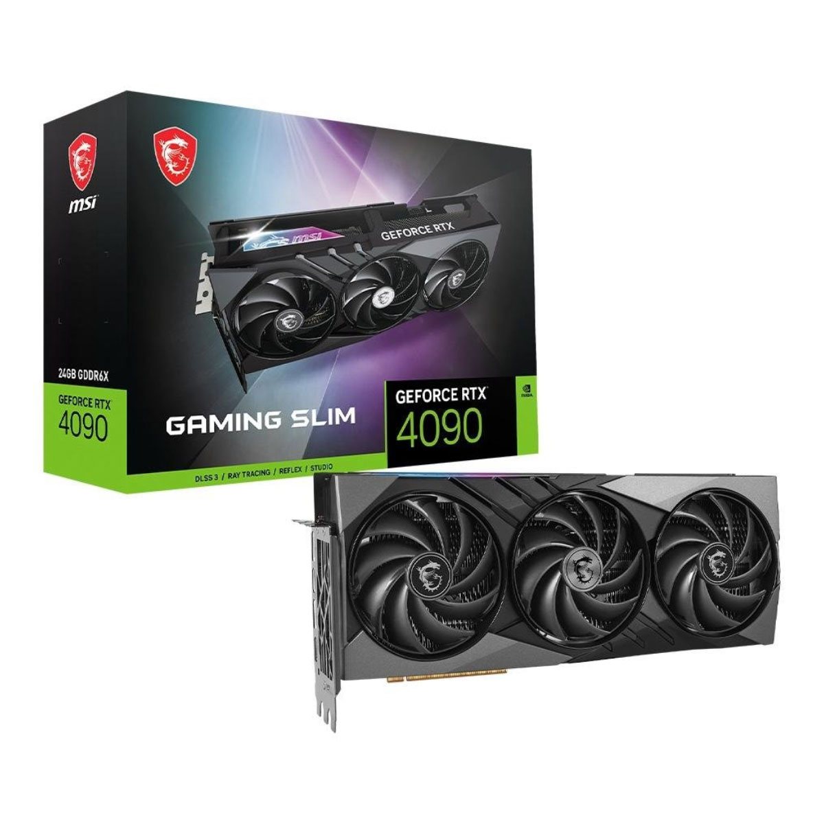 GeForce RTX 4090 24GB GDDR6X 384bits - MSI Gaming Slim - 912-V510-400