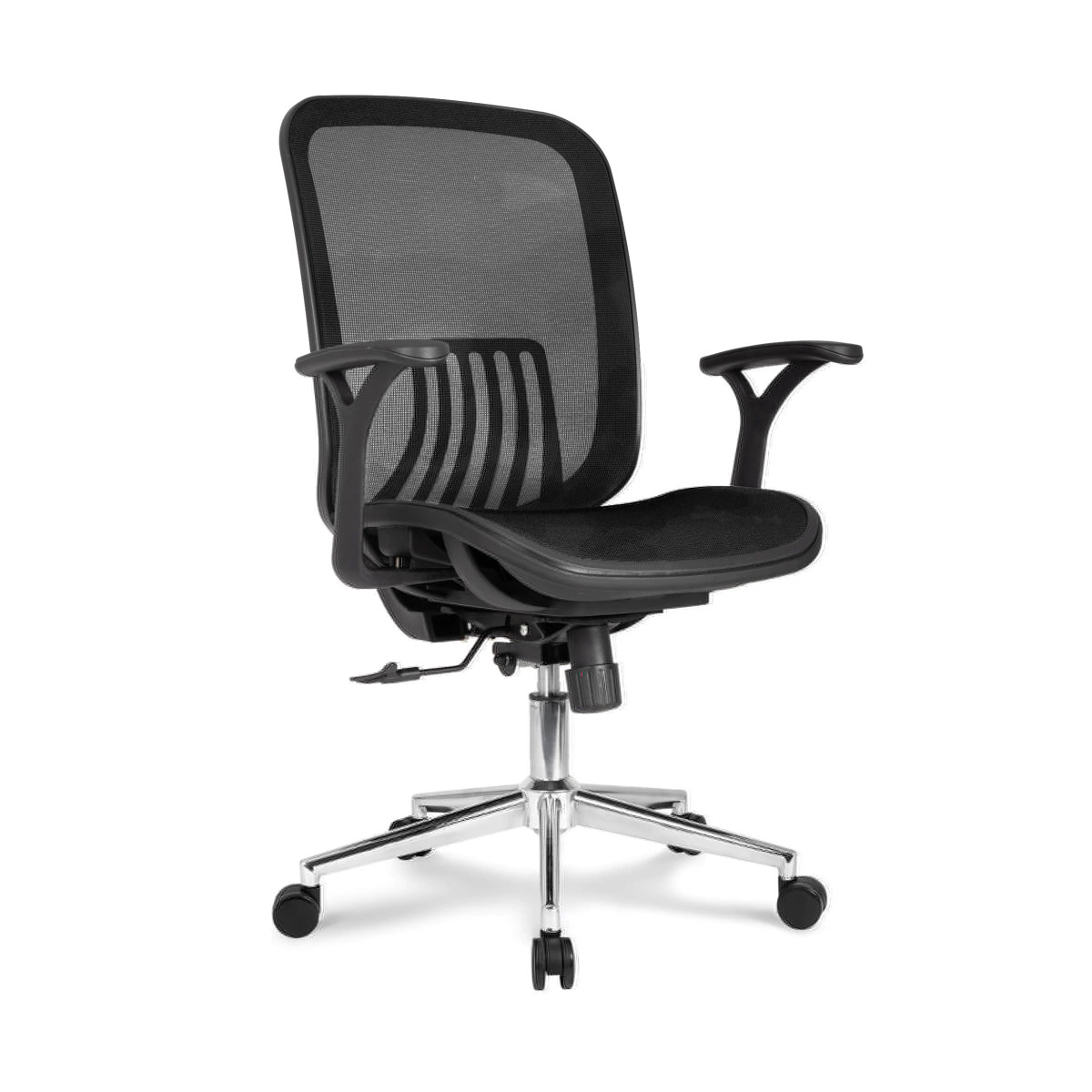 Cadeira de Escritório DT3 Celeste - Ergonômica - Assento Anatômico - Suporte Lombar - Encosto Reclinável - Preta - 11734-6