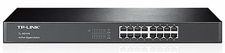 Rede Switch - Switch 16 portas TP-Link TL-SG1016 - Gigabit - Desktop ou Rack 19"