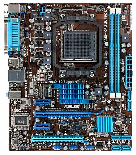 Placa Mãe para AMD - Asus M5A78L-M LX/BR (AM3+ - DDR3 1866 O.C) Chipset AMD 760G - Micro ATX - OEM - Produto Open Box