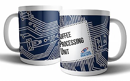 Acessórios - Caneca de porcelana - CPU