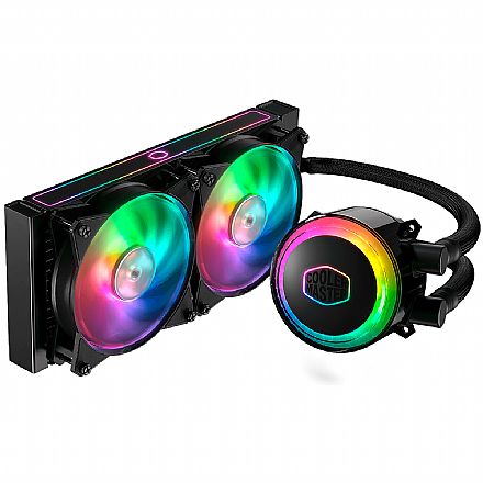 Water Cooler - Water Cooler Cooler Master MasterLiquid ML240RS - (AMD / Intel) - com LED RGB - MLX-S24M-A20PC-R1