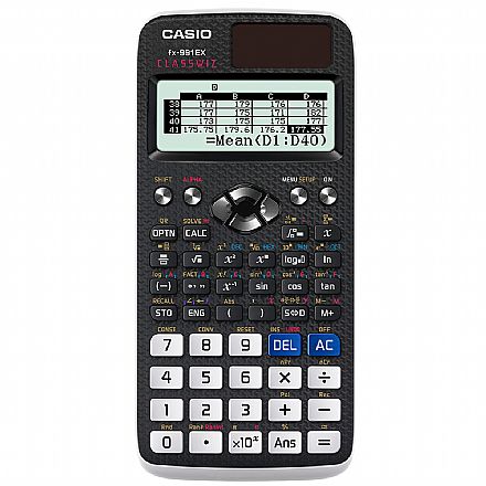 Suprimentos - Calculadora Científica Casio - 553 funções - 12 dígitos - Alimentação Solar e Bateria - FX-991LAX