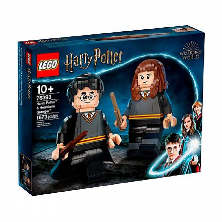 Brinquedo - LEGO Harry Potter - Harry Potter e Hermione Granger - 76393