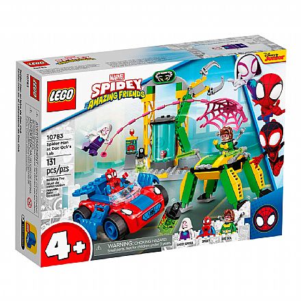 Brinquedo - LEGO Super Heroes Marvel - Homem-Aranha no Laboratório de Doc Ock - 10783