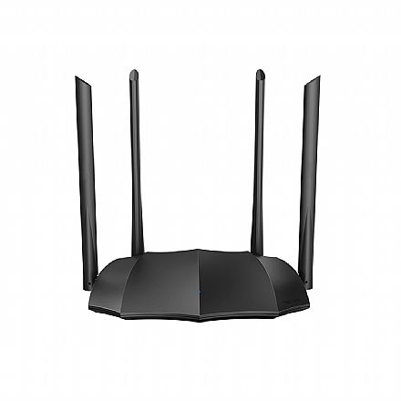 Roteador, Repetidor & Acess Point - Roteador Wi-Fi Tenda AC8 AC1200 - Gigabit - Dual Band 2.4 GHz e 5 GHz - 4 Antenas