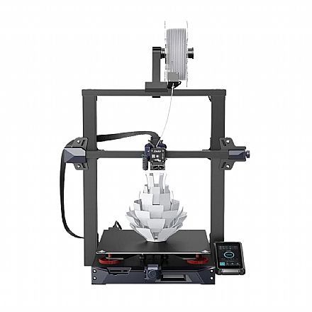 Impressora 3D - Impressora 3D Creality Ender-3 S1 Plus - FDM - Impressão 160mm/s - Extrusão 260°C - USB e Entrada SD - Display Touch