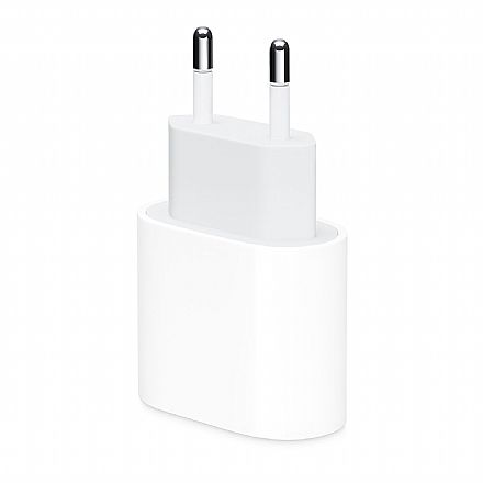 Carregadores - Carregador de Parede USB-C Apple Original - 20W - Branco - MHJG3BZ/A