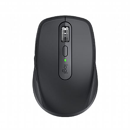 Mouse - Mouse sem Fio Logitech MX Anywhere 3S - Bluetooth - 8000dpi - Logitech Flow - Grafite - 910-006932