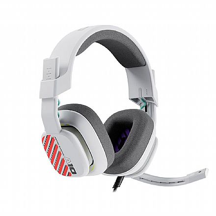 Fone de Ouvido - Headset Gamer Astro A10 - Microfone Flip-Up-Mute - para Console e PC - Conector P3 - Branco - 939-002063