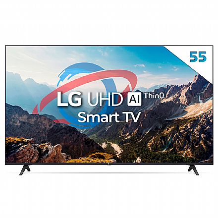 TVs - TV 55" LG 55UR8750 - Smart TV - 4K Ultra HD - ThinQ AI - WebOS - HDR 10 - Wi-Fi e Bluetooth - HDMI/USB -