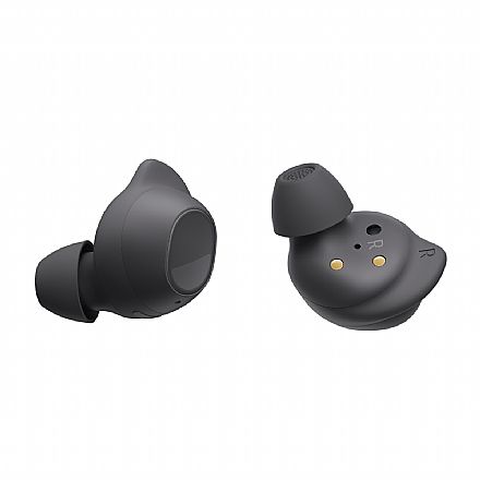 Fone de Ouvido - Fone de Ouvido Bluetooth Earbud Samsung Galaxy Buds FE - Case Carregador - Cancelamento de Ruído ANC - Branco e Grafite - SM-R400NZAPZTO