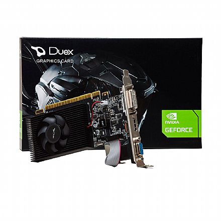 Placa de Vídeo - GeForce GT 740 4GB GDDR3 128bits - Duex - DX-GT740LP-4GD3