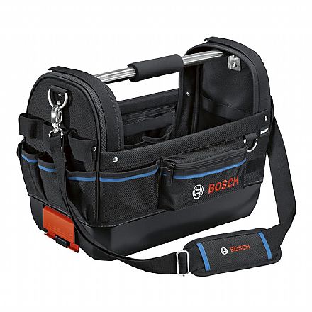 Ferramenta - Bolsa para Transporte de Ferramentas Bosch GWT 20 - Até 23kg - Preta - 1600.A02.5L6